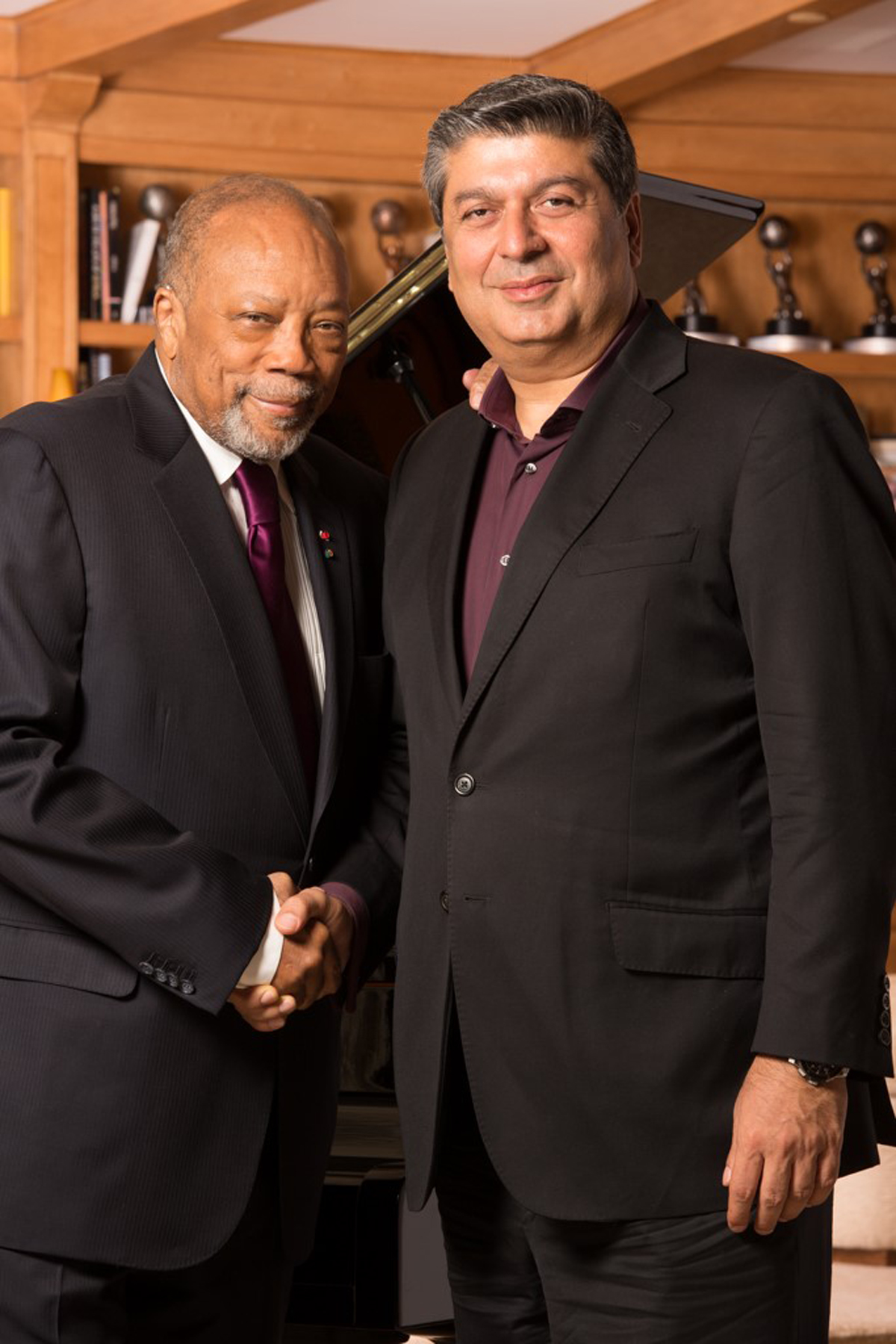 Quincy Jones and Raza Jafar