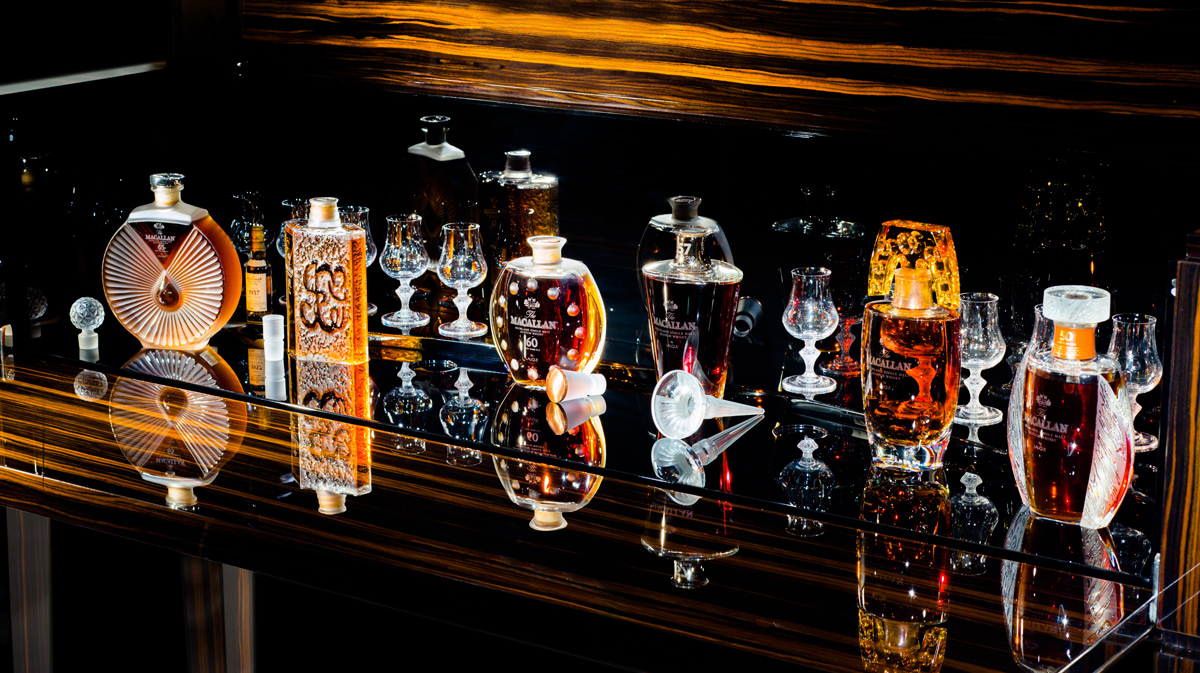 The Macallan Six Pillars collection in Lalique (2)