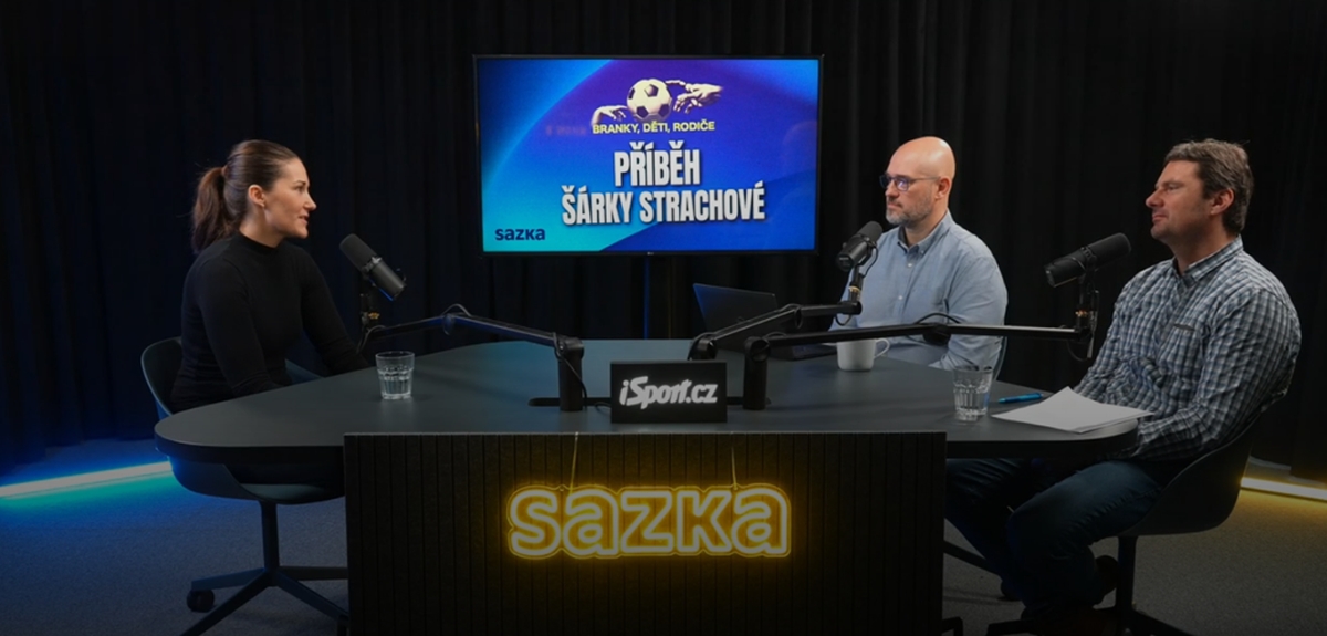 Sazka je hlavním partnerem sportovního podcastu Branky, děti, rodiče