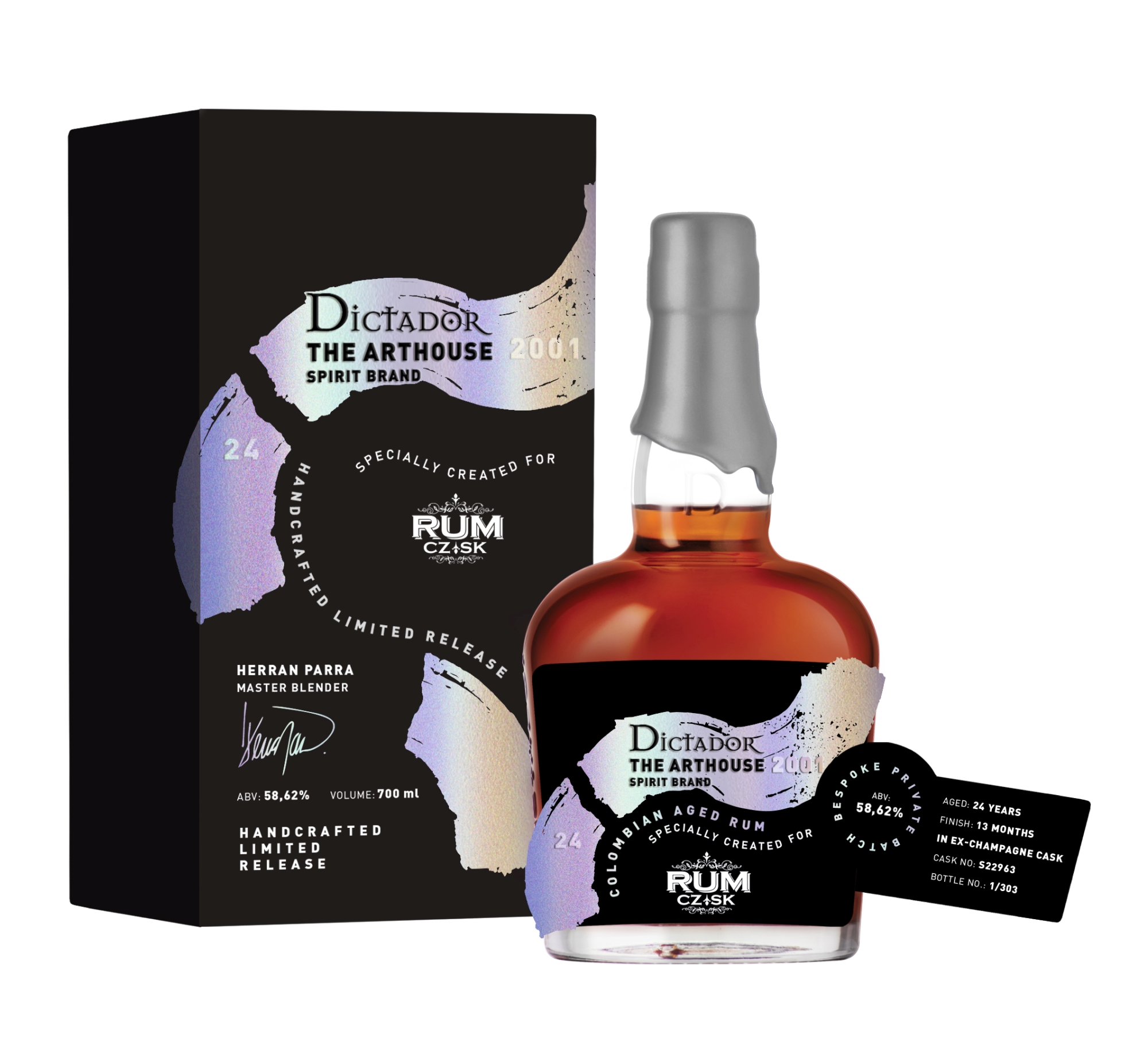 Dictador Rum CZ/SK 2001 Vol. 2 – Champagne Finish: Limitovaná edice pro náročné