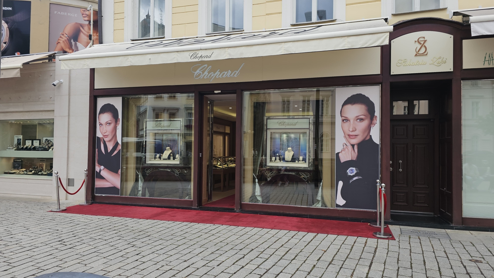 Chopard butik v průběhu KVIFF nepřestává udivovat