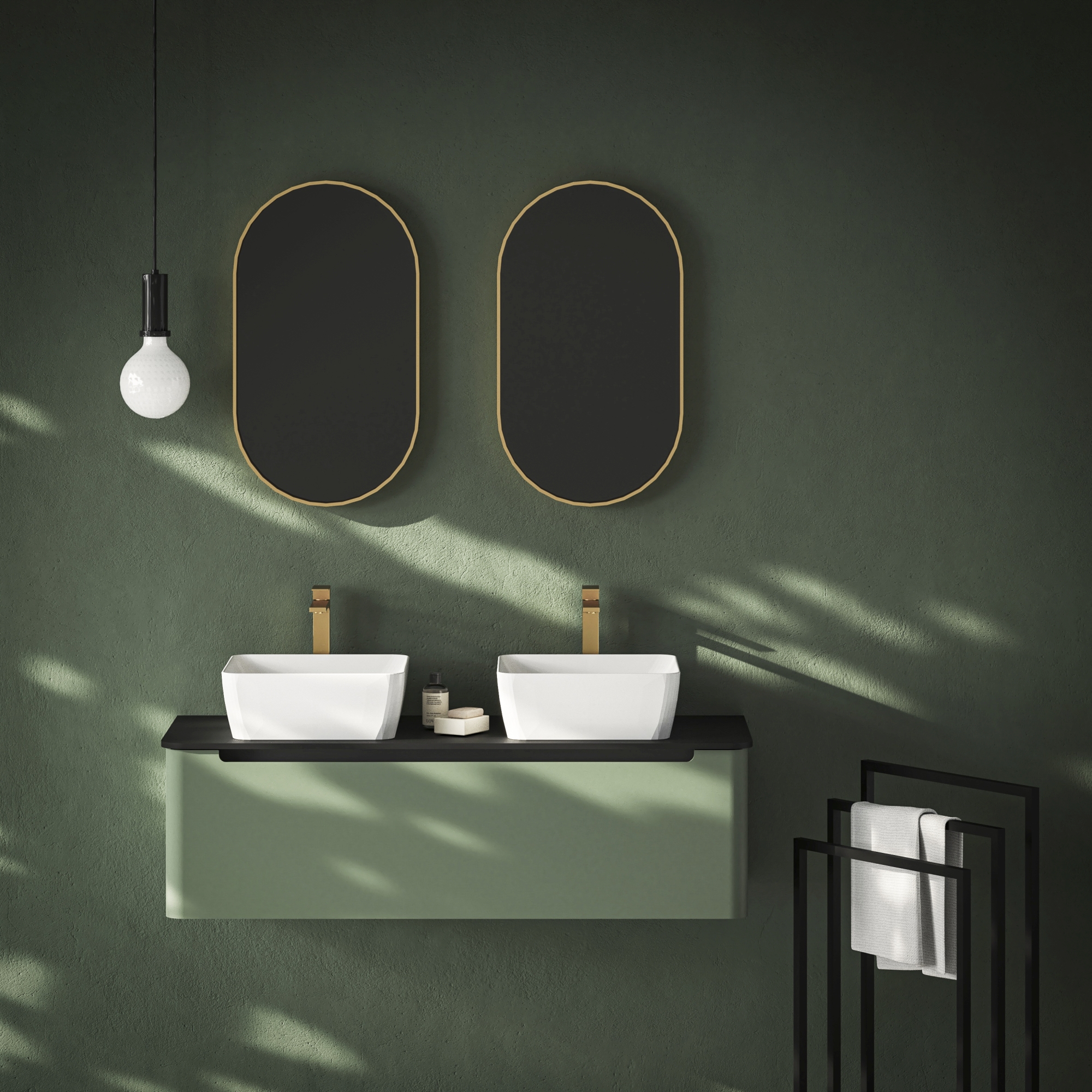 Lakovaný koupelnový nábytek KERALA: elegantní řešení s důrazem na detail