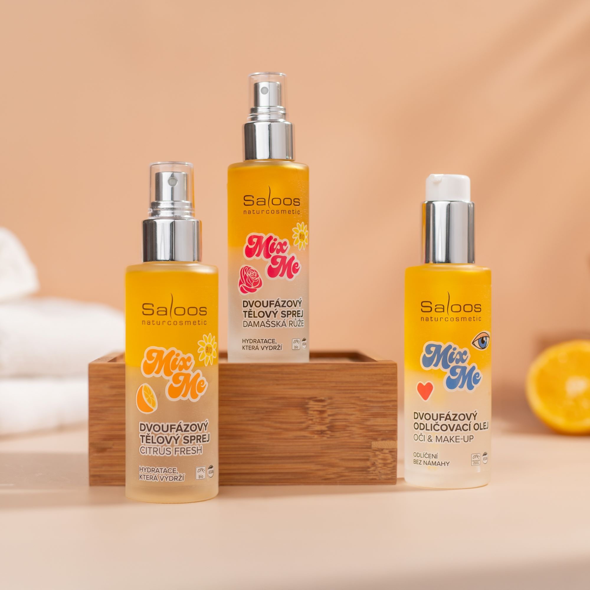 Mix Me: dvoufázový odličovací olej na oči a make-up