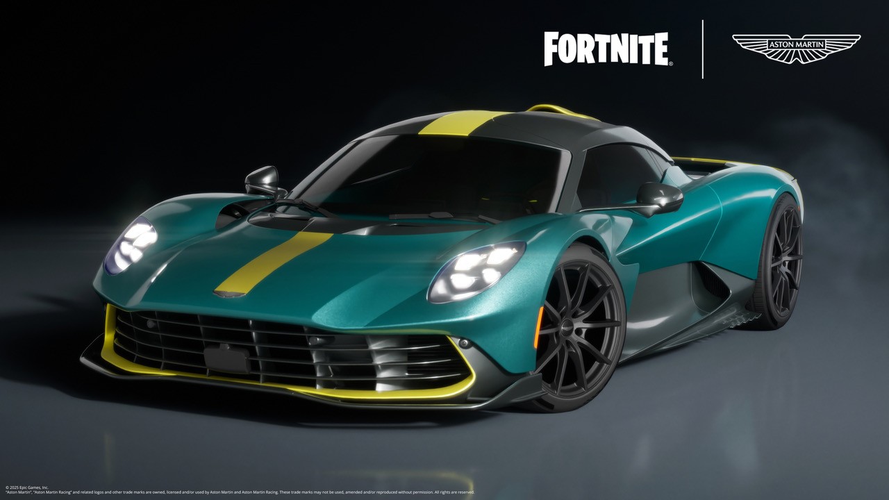 Aston Martin přináší hráčům Fortnite a Rocket League vrcholný supersportovní vůz