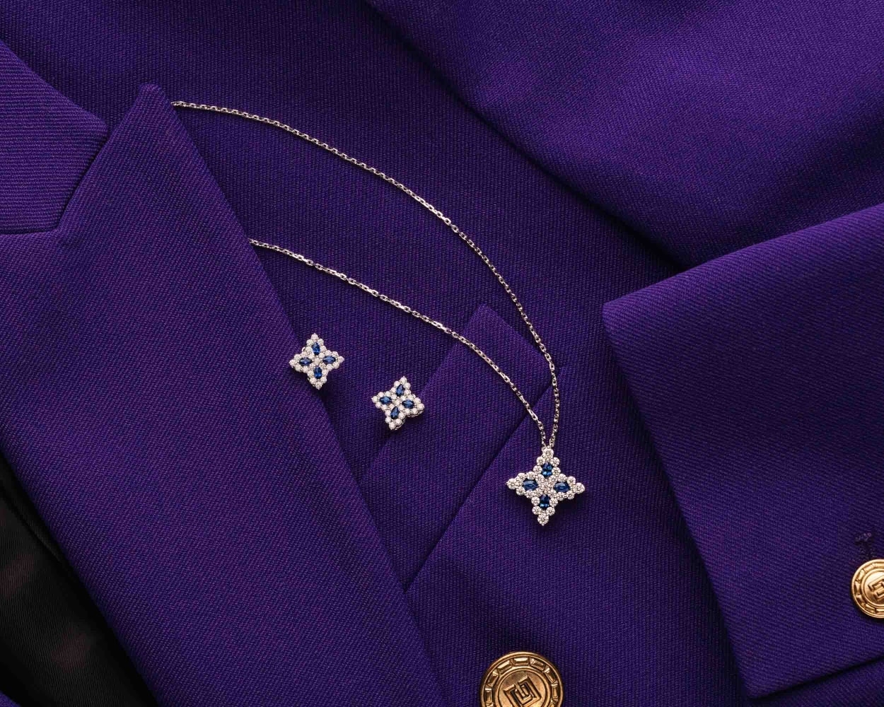 Krása bílého zlata a šperků Diamond Princess od Roberto Coin