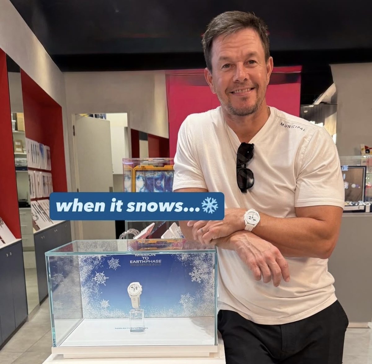 Mark Wahlberg překvapil – zamiloval si hodinky Swatch