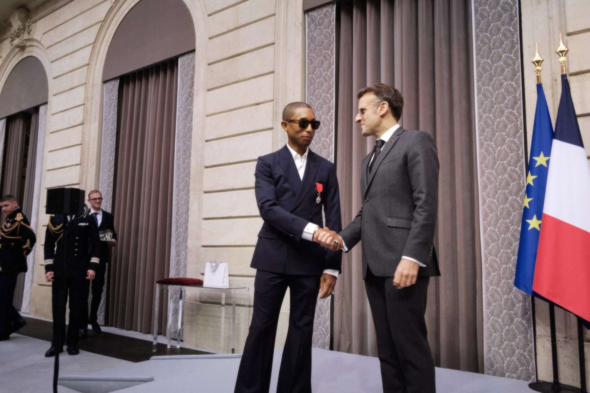 Pharrell Williams jemnován rytířem Řádu čestné legie