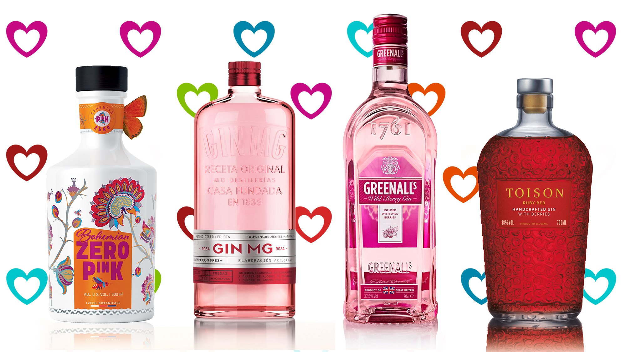 Valentýn plný chutí a romantiky: Objevte giny, které probudí smysly