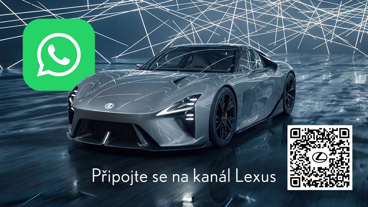 Lexus spouští svůj Whatsapp kanál. Nabídne exkluzivní obsah i zákulisí
