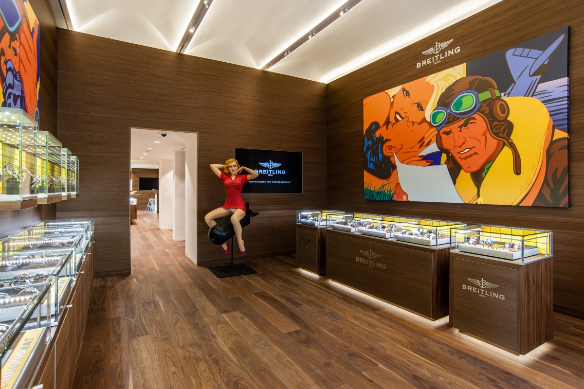 Breitling boutique interior
