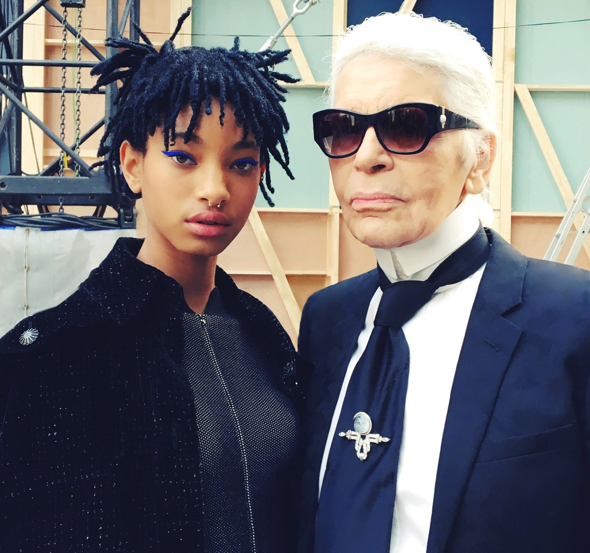 Karl Lagerfeld s Willow Smith, novou ambasadorkou Chanelu