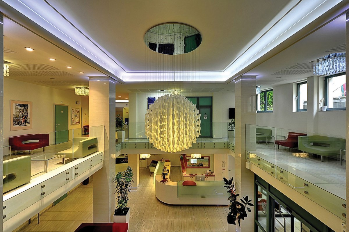 Lobby hotelu Royal Regent v Karlových Varech