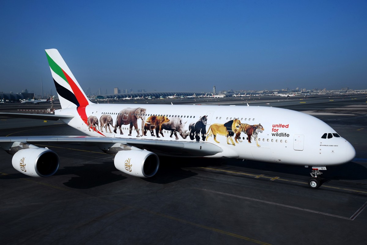 United-for-Wildlife-Emirates-A380-before-its-first-flight-to-London-_LHR_